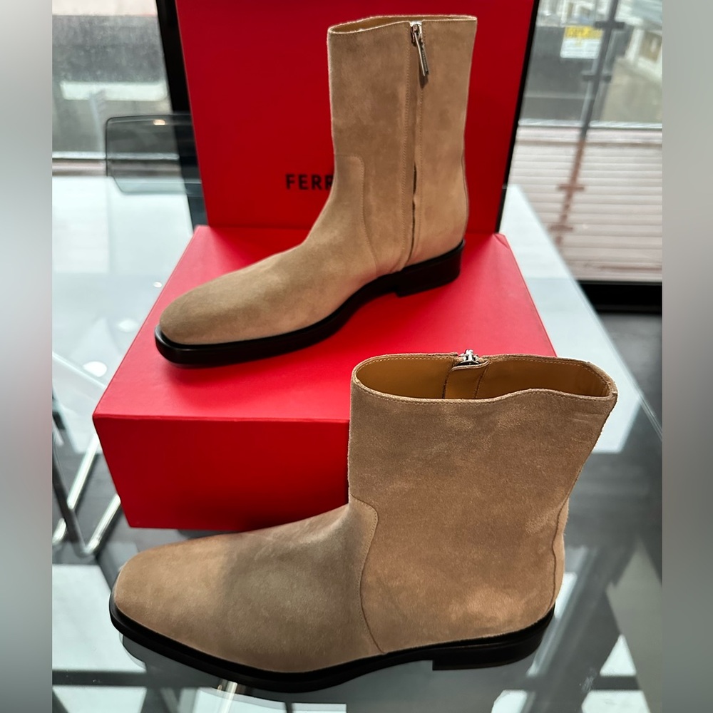 Gerald Crosta Suede Booties